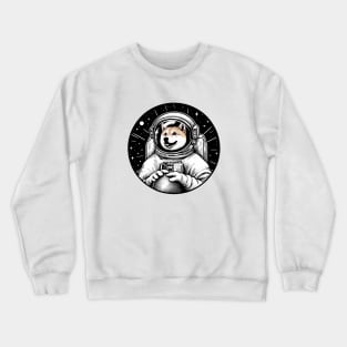 Astronaut Dog Crewneck Sweatshirt